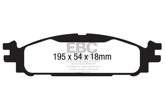 Ebc DP21873 EBC Greenstuff Brake Pad Sets