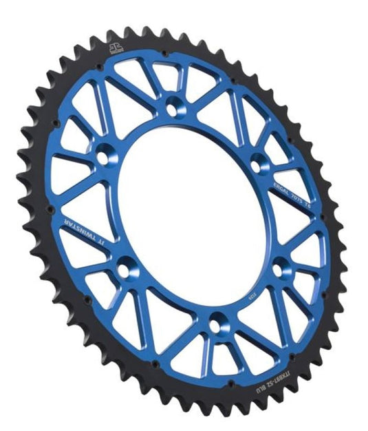 Jt Sprockets JTX897.52BLU Twinstar Rear Sprocket - 52T (Blue)