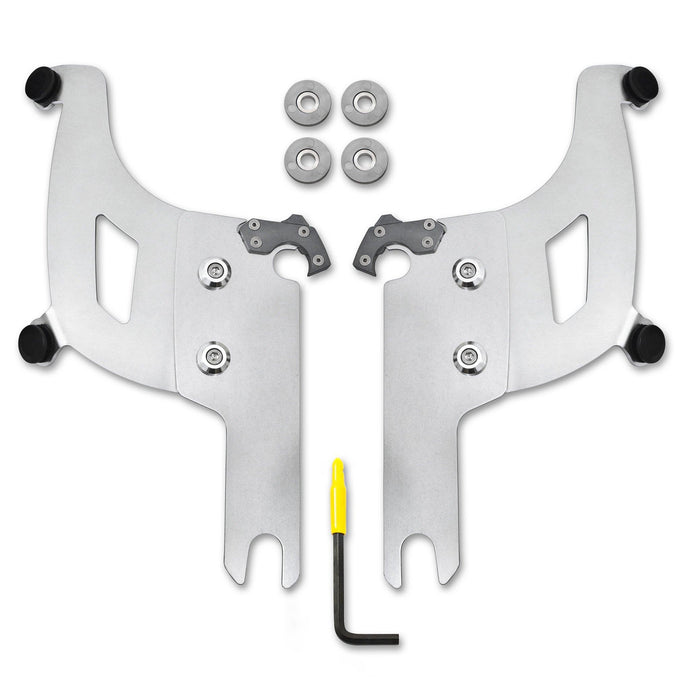 Memphis Shades MEB2049 Trigger-Lock Mount Kit for Bullet Fairing - Black