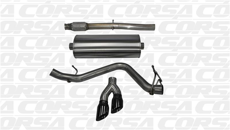 Load image into Gallery viewer, Corsa Performance 14873BLK COR Cat-Back Sport
