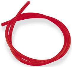 Helix Racing Products 140-3808 Colored Fuel Line - 1/4in. x 3/8in. 25ft. - Transparent Red