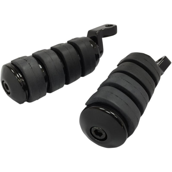 Drag Specialties 1620-1889 Soft-Ride Large Diameter Driver Footpeg - Black