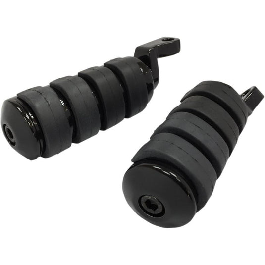 Drag Specialties 1620-1889 Soft-Ride Large Diameter Driver Footpeg - Black