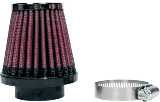 K&N Engineering RC-2310 Universal Round Tapered Air Filter - Chrome End Cap