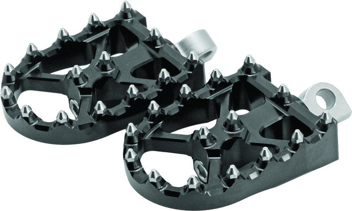 Flo Motorsports FPEG-800V3BLK BMX Style Footpeg Set - Black