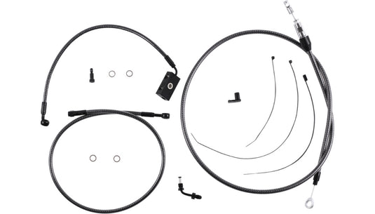 Magnum 7871255 KARBONFIBR Designer Handlebar Installation Kit - 10in.