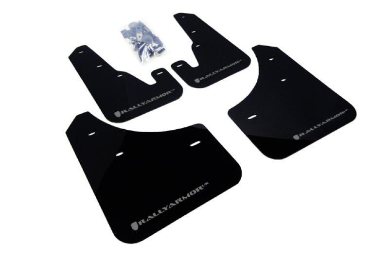 Load image into Gallery viewer, Rally Armor MF9-UR-BLK/SIL RAL UR Blk Flap/Silver Logo
