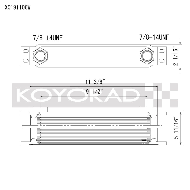 Load image into Gallery viewer, Koyo XC191106W KOY Oil Coolers
