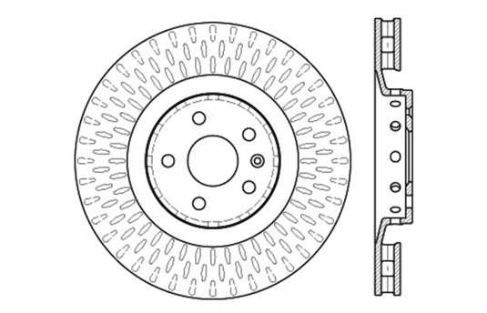Stoptech 127.62128L ST Slot & Drill Brake Rotors