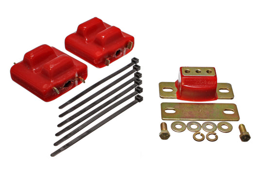 Energy Suspension 3.1128R ES Eng/Trans Combo Kit - Red