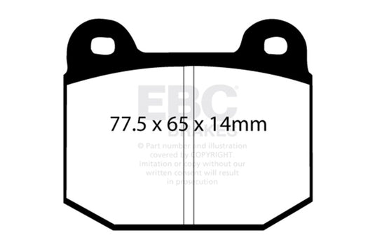 Ebc DP3197/2C EBC Redstuff Brake Pad Sets