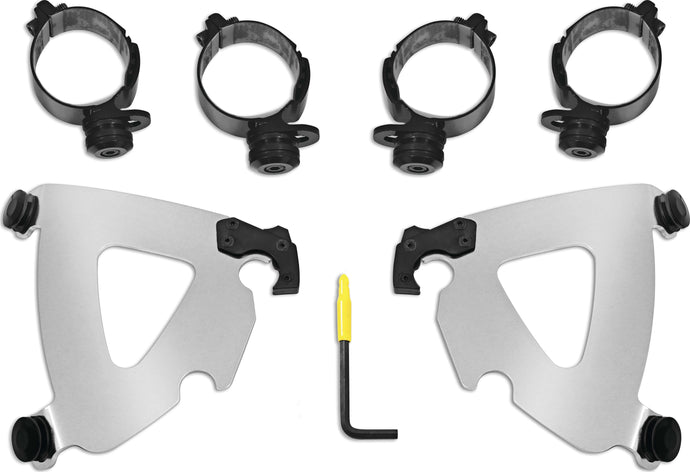Memphis Shades MEK2043 Trigger Lock Mount Kit for Road Warrior Fairing - Polished