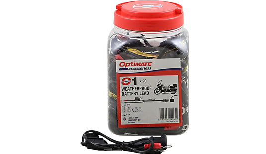 Tecmate O-01NJAR 1/4in. Eyelet SAE Battery Connection Lead - 20 Package