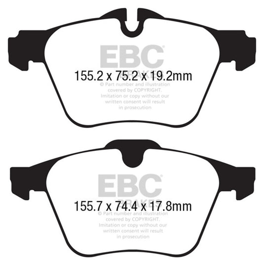 Ebc DP42189R EBC Yellowstuff Brake Pad Sets