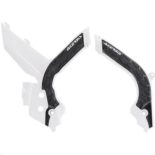 Acerbis 2783151035 X-Grip Frame Guards - White/Black