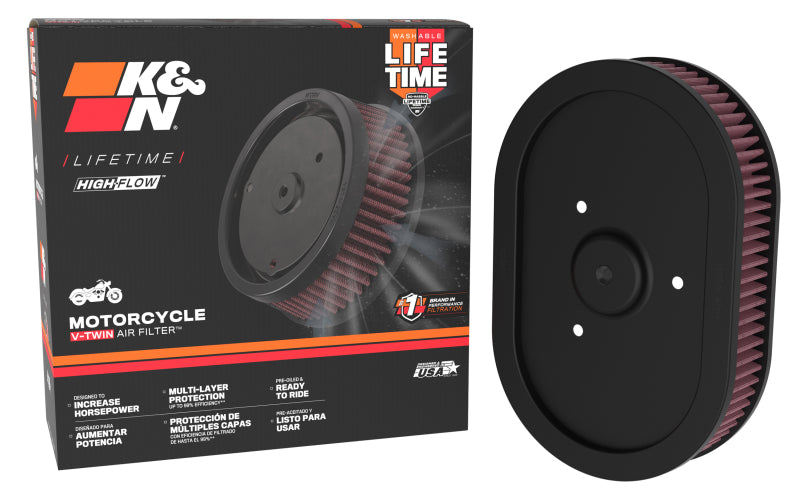 Load image into Gallery viewer, K&amp;N Engineering HD-0910 KN Motorcycle Direct Fit Air Filters
