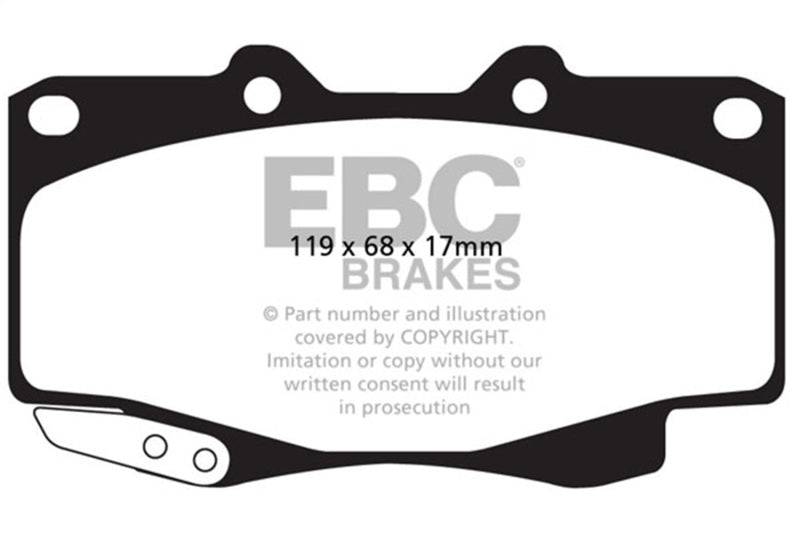 Load image into Gallery viewer, Ebc DP42005R EBC Yellowstuff Brake Pad Sets
