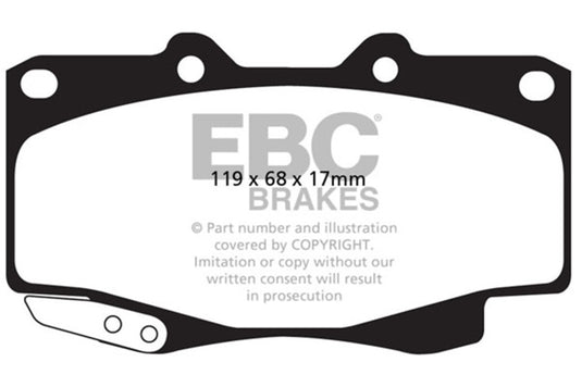 Ebc DP42005R EBC Yellowstuff Brake Pad Sets