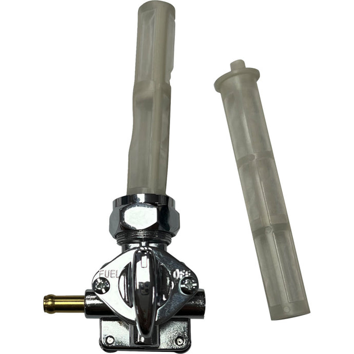 Drag Specialties 0705-0555 Vacuum Petcock - Left Outlet - Chrome