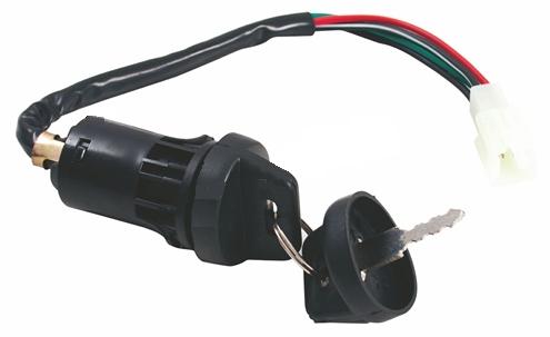 Outside Distributing 07-0505 Ignition Key Switich - Sealed 4 Wire - Female