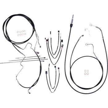 Magnum 4891191 XR Stainless Dot Handlebar Installation Kits - 12in-14in. - Chrome Fittings