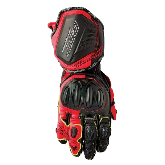 Rst Pro Series GP D30 Gloves (Large, Black/Fluo Red)