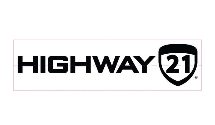 Highway 21 489-9003 Full Logo Sticker - 6in. x 1.42in.