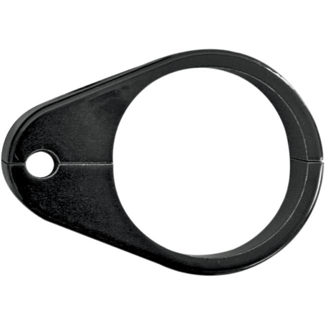 Drag Specialties 0658-0058 Throttle or Idle Cable Clamp for 1.5in. Diameter Handlebar/Frame- Black