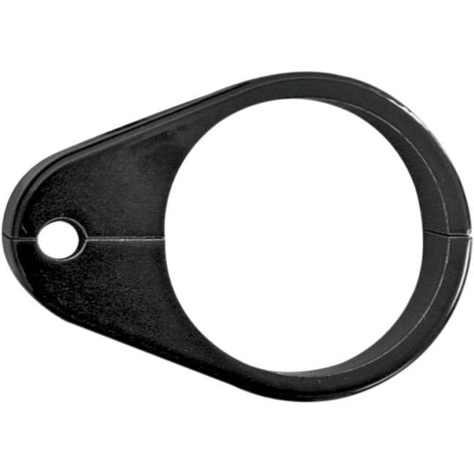Drag Specialties 0658-0058 Throttle or Idle Cable Clamp for 1.5in. Diameter Handlebar/Frame- Black