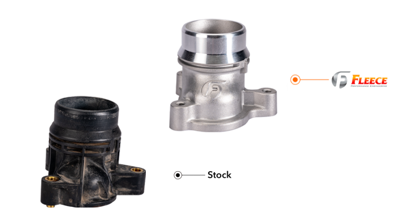 Load image into Gallery viewer, Fleece Performance FPE-FMC-TH-1125 FPE Thermostat Housings
