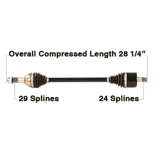Tytaneum CAN-6078HD Heavy Duty CV Axle