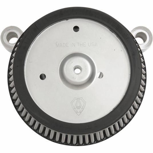 Arlen Ness 50-516 Big Sucker Stage I Air Filter Kit w/ Synthetic Filter - Chrome