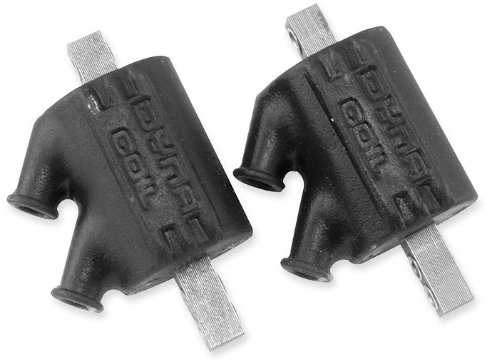 Dynatek DC8-1 Coil - 12V/5.0-Ohm - Angled Dual Output - Black