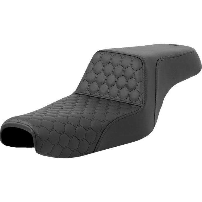 Saddlemen 807-11-177 Step-Up HC Seat - Black Stitching
