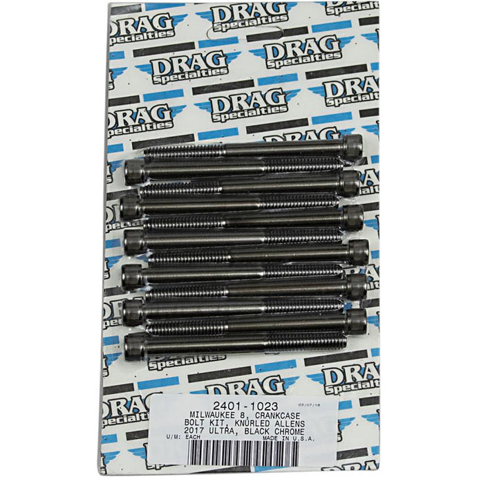 Drag Specialties 2401-1023 Crankcase Bolt Kit - Knurled