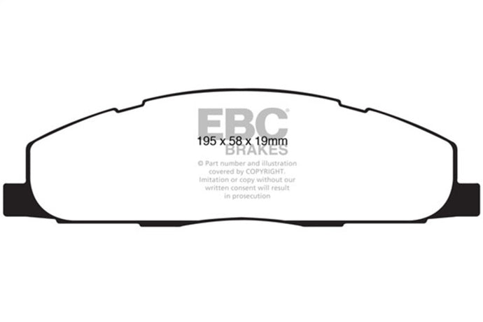 Ebc DP41848R EBC Yellowstuff Brake Pad Sets