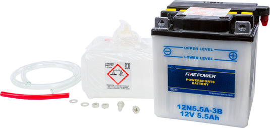 Fire Power 12N5.5A-3B Conventional 12V Standard Battery with Acid Pack