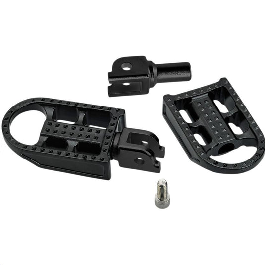 Biltwell Inc. 7002-201-03 Mushman Footpegs - Black Electroplated