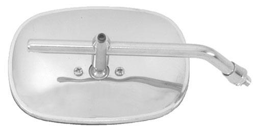 Emgo 20-34910 Universal Rectangular Mirror - Yamaha Stem - Right