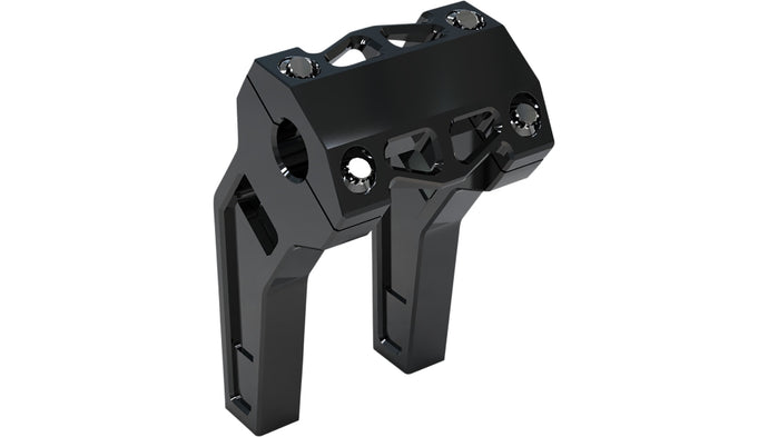 La Choppers LA-7471-06B 1in. Pullback Riser Kit - 6in. - Black Anodized