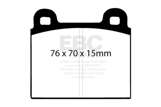 Ebc DP3103C EBC Redstuff Brake Pad Sets