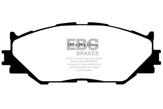 Ebc DP21772 EBC Greenstuff Brake Pad Sets