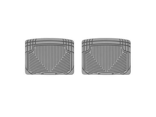 Weathertech W20GR WT Rubber Mats - Rear - Grey