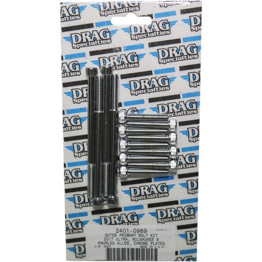 Drag Specialties 2401-0990 Outer Primary Bolt Kit - Smooth
