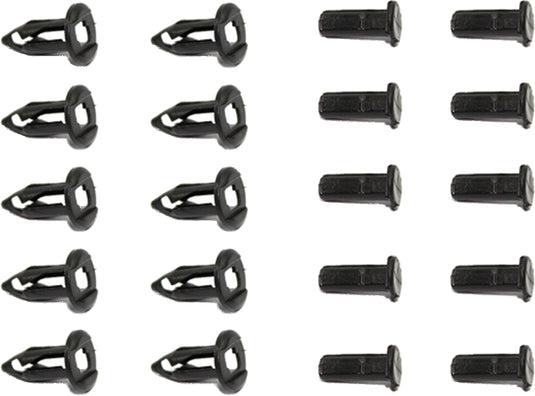 Sp1 AT-04025 10/PK Fender Clips/Push Rivets