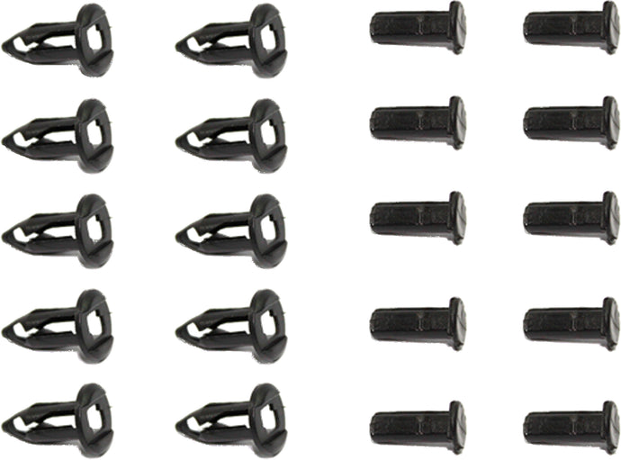 Sp1 AT-04025 10/PK Fender Clips/Push Rivets