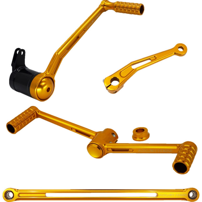 Arlen Ness 420-101 SpeedLiner Foot Control Kit with Heel/Toe Shifter - Gold
