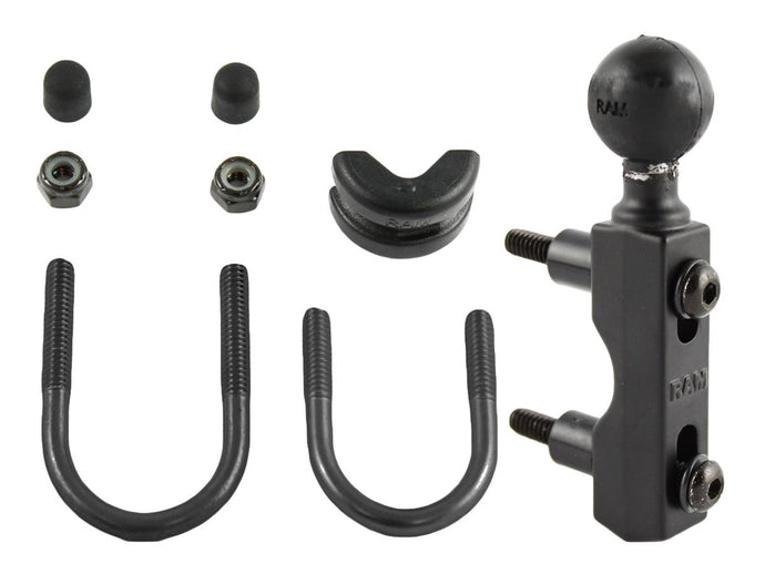 Ram Mounts RAM-B-309-7 RAM Motorcycle Combination Base for Handlebar or Brake/Clutch Reservoir with 1in. Ball