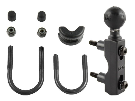 Ram Mounts RAM-B-309-7 RAM Motorcycle Combination Base for Handlebar or Brake/Clutch Reservoir with 1in. Ball