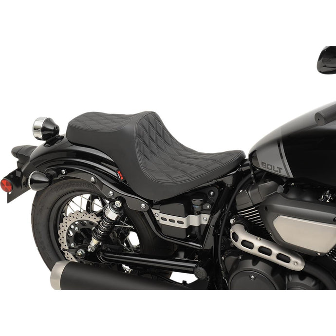 Z1r 0810-2069 Predator III Double Diamond Seat - Black Stitch